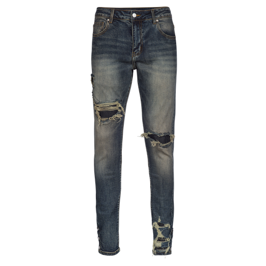 Black ripped jeans